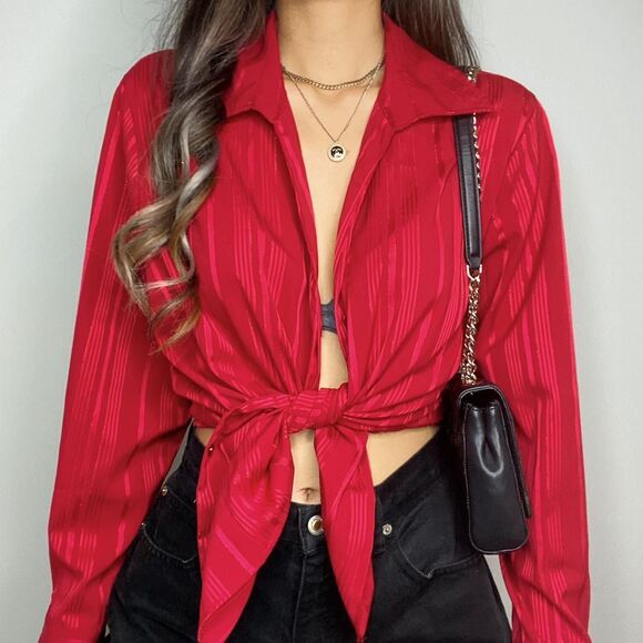 croft & barrow Tops - Croft-barrow Women's Red Blouse